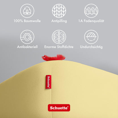 Schuette® Topper Spannbettlaken 200x220 cm – Lemon Cello