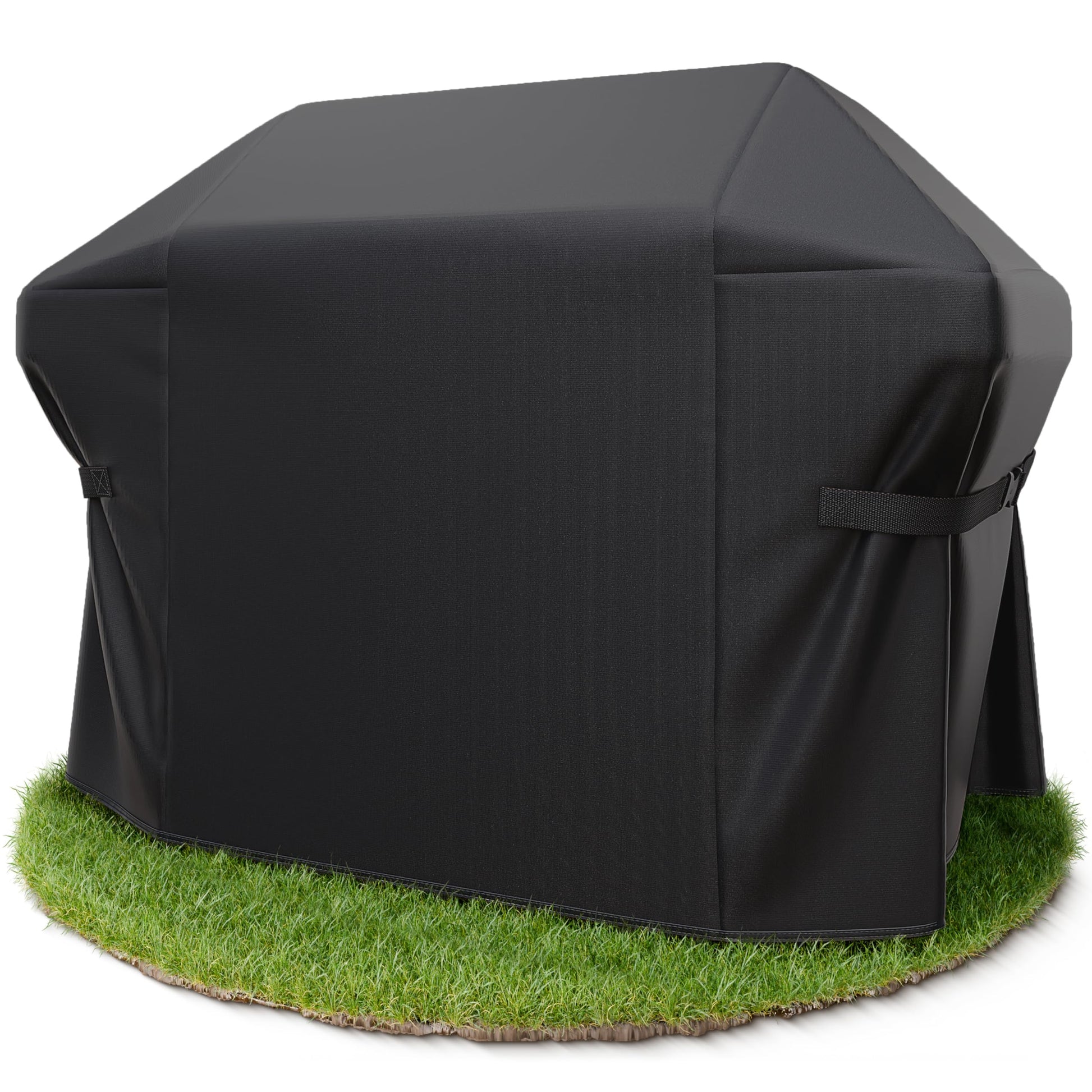 AMZBBQ Grillabdeckung für Gasgrill, wetterfest, 170 x 120 x 75 cm – wasserdichte Haube aus PU-beschichtetem Polyester