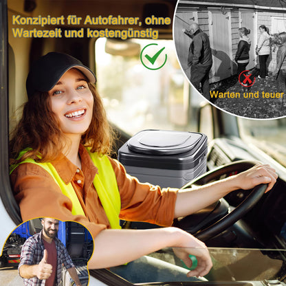 congumi Faltbare Campingtoilette XXL – Mobil, 40cm Höhe