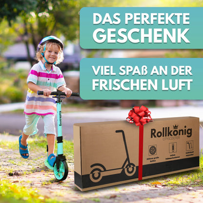 Rollkönig Cityroller faltbar – Grosse Räder für Kinder & Erwachsene