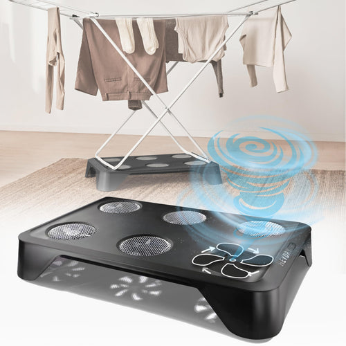HEYDRY® Wäschetrockner Alternative für Wäscheständer – Schwarz