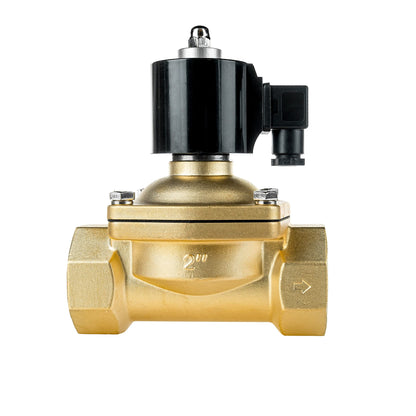 FSA Magnetventil Messing 2" 230V AC Viton stromlos geschlossen
