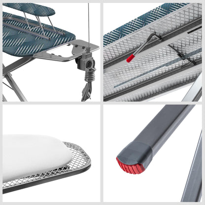 KADAX Dampfbügeltisch höhenverstellbar Ärmelbrett - Grün