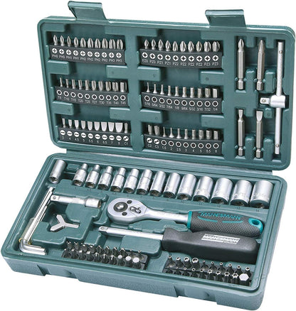 Brüder Mannesmann Steckschlüsselsatz M98430 & Bitsatz M29166