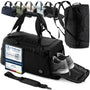 BeMaxx Sporttasche BL60 mit Rucksackfunktion, 60 L, Schwarz – Tasche aus Polyestergewebe mit Tragegriffen und Schultergurt