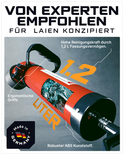 WERKSTEIN Rohrreinigungspumpe – Hochdruck Abflussreiniger