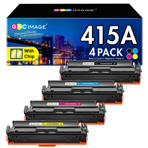 GPC IMAGE 415A Kompatibler Toner für HP - 4er-Pack MultiColor
