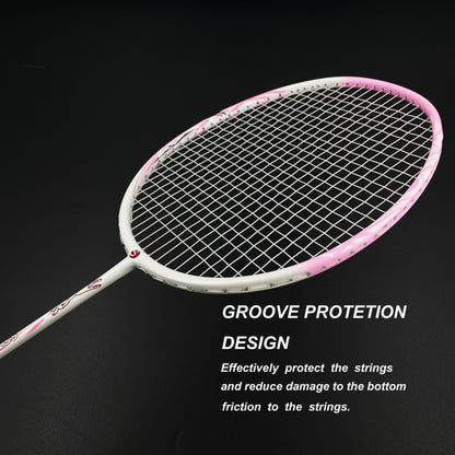 Senston Carbon Badmintonschläger 5U ultraleicht mit Tasche