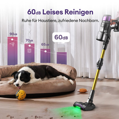 Ultenic U20 Akku-Staubsauger kabellos, 55000 Pa, 60 Min Laufzeit