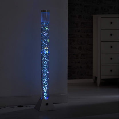 LeuchtenDirekt LED Wassersäule H120cm Kinderzimmer – RGB stahlfarben
