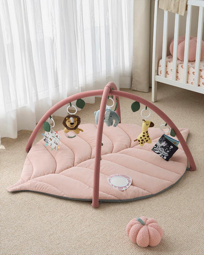 Blissful Diary Spielbogen mit Krabbeldecke, 135 × 94 cm, Kristallrosa