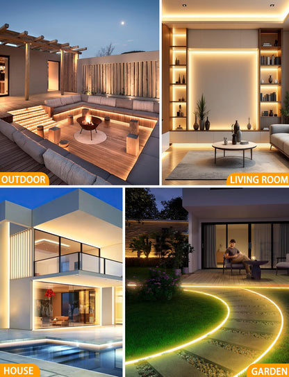 Lamomo LED Streifen 20M Warmweiss Dimmbar Wasserdicht