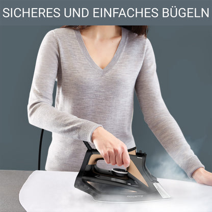 Rowenta Focus Excel DW5325 Dampfbügeleisen – schwarz/kupfer