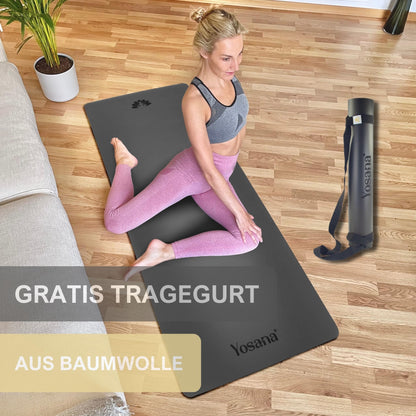 Yosana Yogamatte Naturkautschuk Ultra Grip ECO PU 183x68cm