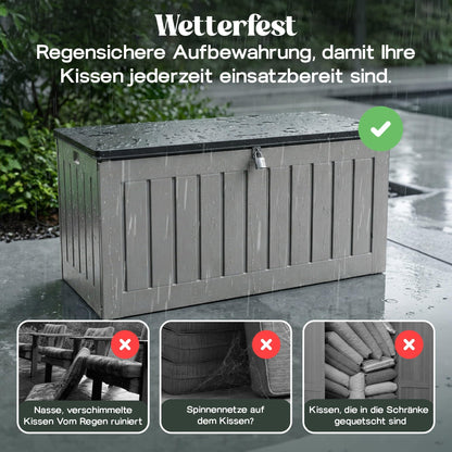 Olsen & Smith Aufbewahrungsbox XXL 830 L mit Deckel, wasserdicht
