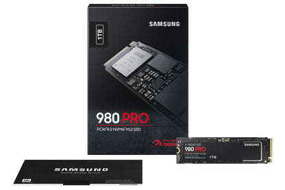 Samsung 980 PRO NVMe M.2 SSD PCIe 4.0 - 1 TB für Gaming