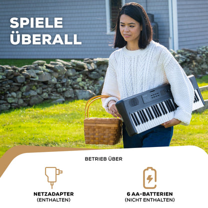 Alesis Melody 61 Digital Keyboard Piano für Einsteiger 61 Tasten