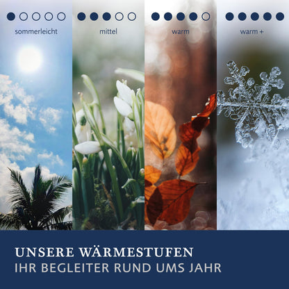 Billerbeck E04 Gold Edition Winter-Daunendecke - 135x200 cm