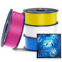 SUNLU CMYK Lithophane PLA Filament 1,75 mm, 4 x 1 kg Set – vier Spulen in Weiss, Cyan, Magenta und Gelb