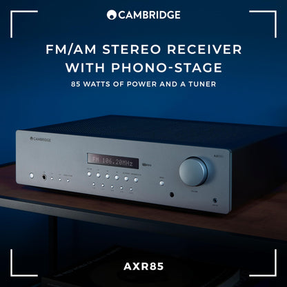 Cambridge Audio AXR85 85W Stereoreceiver - Lunar Grey