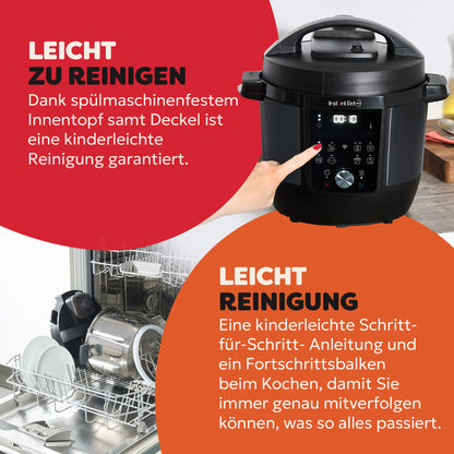 Instant Pot Plus 9-in-1 Multikocher – 5.7l Gebürsteter Edelstahl
