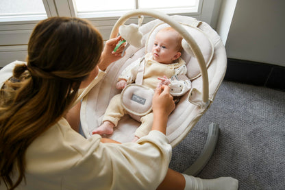 MoMi KENANI SAND Babywippe mit Bluetooth und Fernbedienung