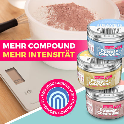 KERACRAFT Powder Compound Tester-Set No. 1, 6x50g für Giesspulver