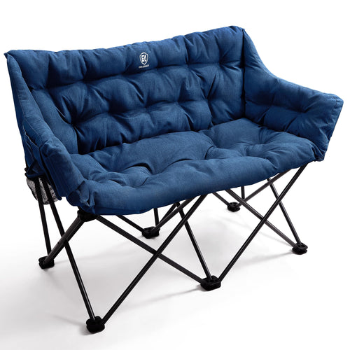 EVER ADVANCED Campingsofa Faltbar – 2-Sitzer XXL Gepolstert