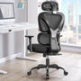 KERDOM Ergonomischer Schreibtischstuhl Bürostuhl – Schwarz: Optimiert für langes, komfortables Sitzen im Büro oder Homeoffice.