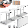 KESSER® Multifunktionstisch Profi 3-teilig Klapptisch 100x60cm: Rechteckiger, klappbarer Tisch zum Aufbau von Buffets oder Arbeitsflächen.