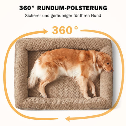 FURTIME Orthopädisches Hundebett Memory Foam XL - Braun