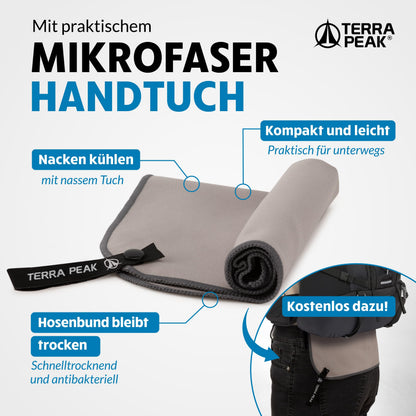 Terra Peak Wanderstöcke Teleskop Aluminium faltbar 110-135 cm