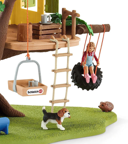 SCHLEICH Farm World Abenteuer Baumhaus Spielset - 60 Teile mit Figuren