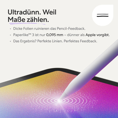 Paperlike 3 Displayschutzfolie für iPad Pro 12.9 Zoll, 2 Stück