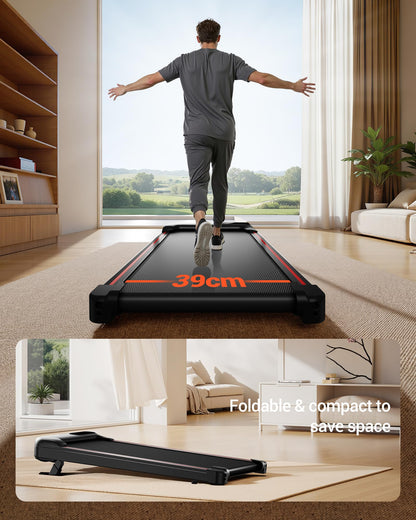 Walking Pad 10 km/h Laufband – Mit Steigung, für Schreibtisch