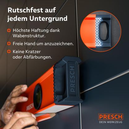 Presch Präzisions-Wasserwaagen Set 3tlg. – 40, 60, 100 cm