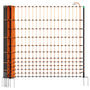 VOSS.farming farmNET Hühnernetz Elektronetz 25 m, 112 cm, orange, Weidenetz mit 9 Pfählen