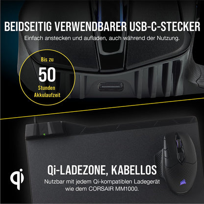 Corsair Dark Core Pro SE Gaming Maus - Schwarz