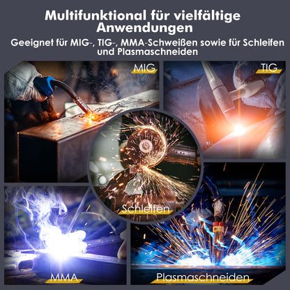 MIGVAN Automatik-Schweisshelm H21 True-Color DIN 4/5-9/9-13