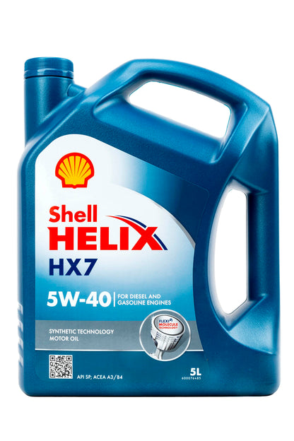 ‎Shell Helix HX7 5W-40 5 Liter Motoröl, bunt