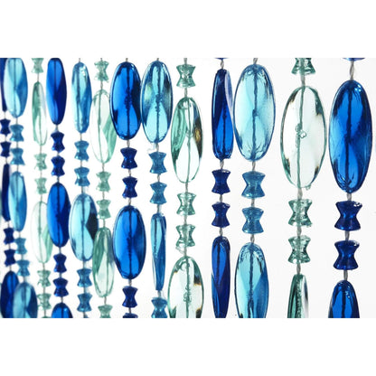 Kobolo Perlenvorhang Ocean blau 90x200 cm Türvorhang Insektenschutz