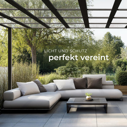 tectake Polycarbonat Doppelstegplatten 10er Set 121 x 60,5 cm