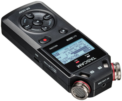 Tascam DR-05XP Mobiler 2-Kanal-Audiorecorder mit 32-Bit-Float