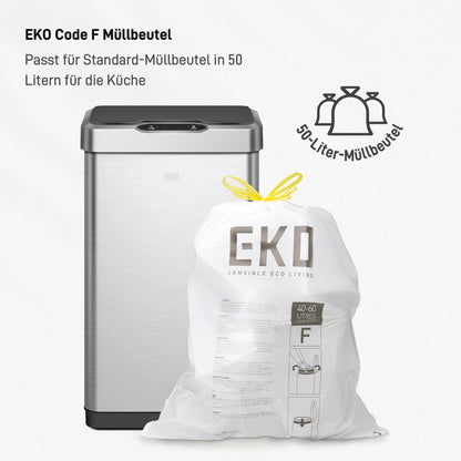 EKO Mirage-T 50L Sensor Mülleimer - Edelstahl rechteckig