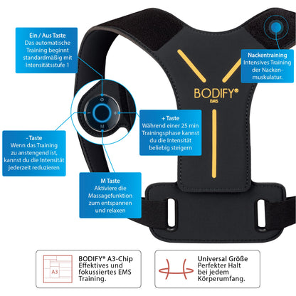 Bodify EMS Nackentrainer Pro – Training für Nacken und Schultern