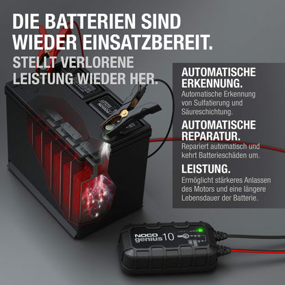 NOCO GENIUS10 Intelligentes Batterieladegerät 10A 6V/12V