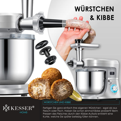 KESSER K-KM 3000 3-in-1 Universal Küchenmaschine - Multifunktion