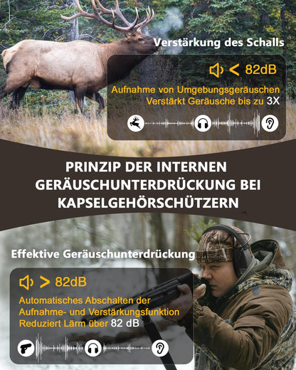 PROHEAR 030 Elektronischer Schiess-Gehörschutz Bluetooth 5.4