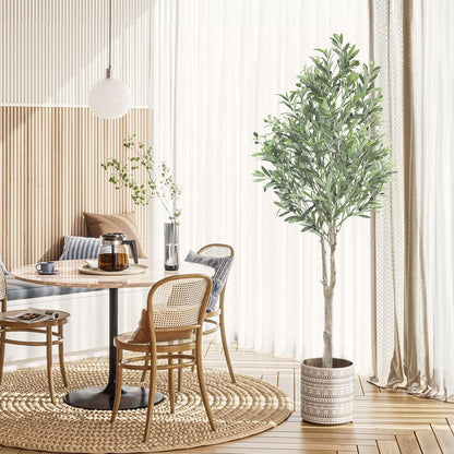 Oc'leaf Grosser Künstlicher Olivenbaum im Topf - 180cm