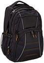 Amazon Basics Laptop-Rucksack für 17-Zoll Laptops - Schwarz. Schwarzer Rucksack für Schutz und Transport von Laptops bis 17 Zoll.